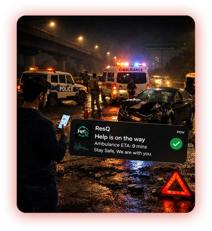 Accident scene